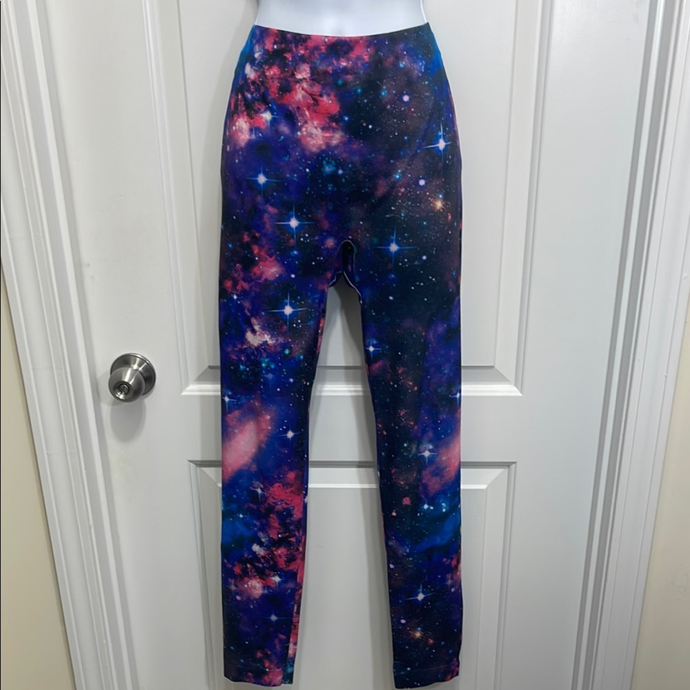 *5/$20* NOBO Blue and Pink Cosmic Leggings
